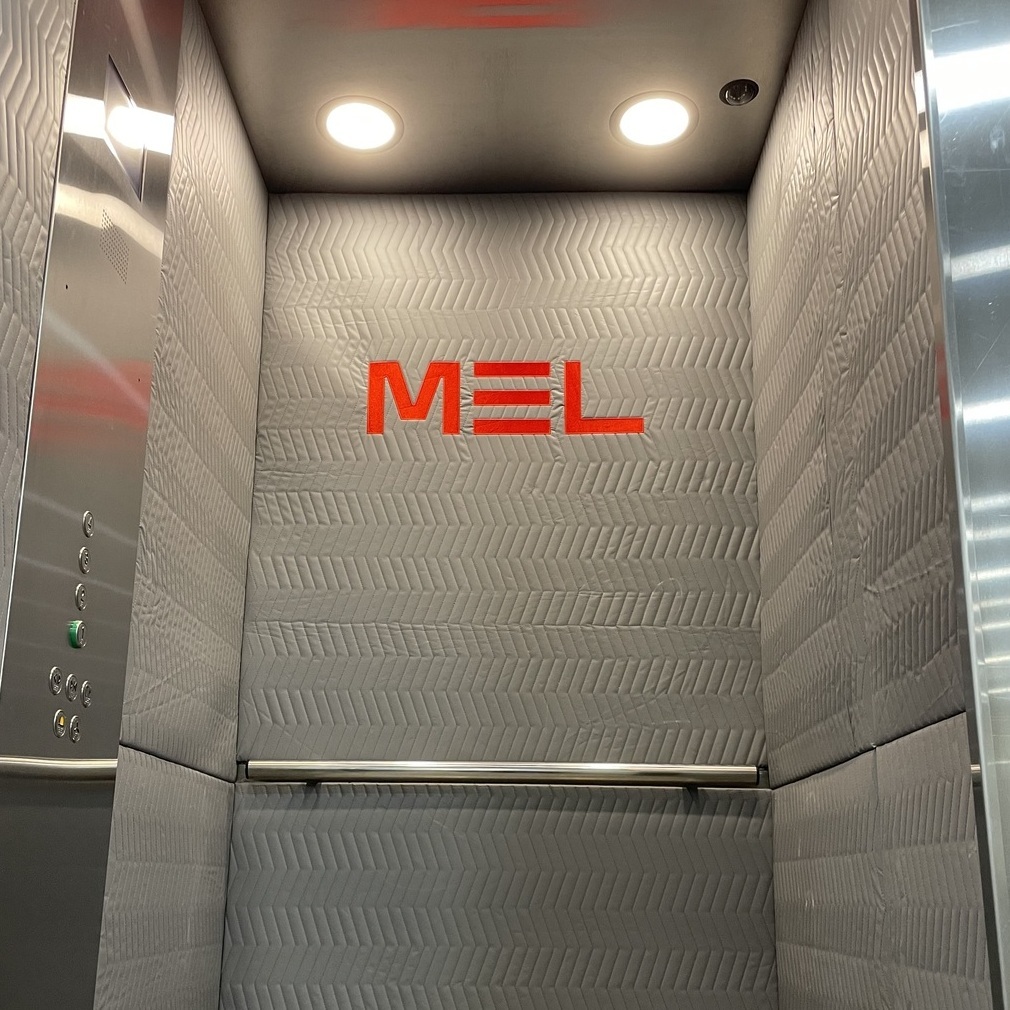 Защита лифта панелями  Коверлифт 